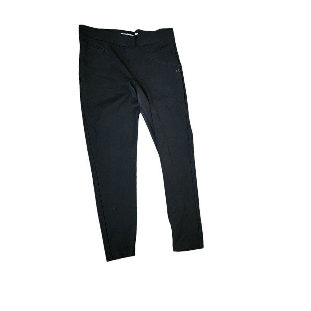Betabrand Slim Fit Pants Pockets Womens L Black